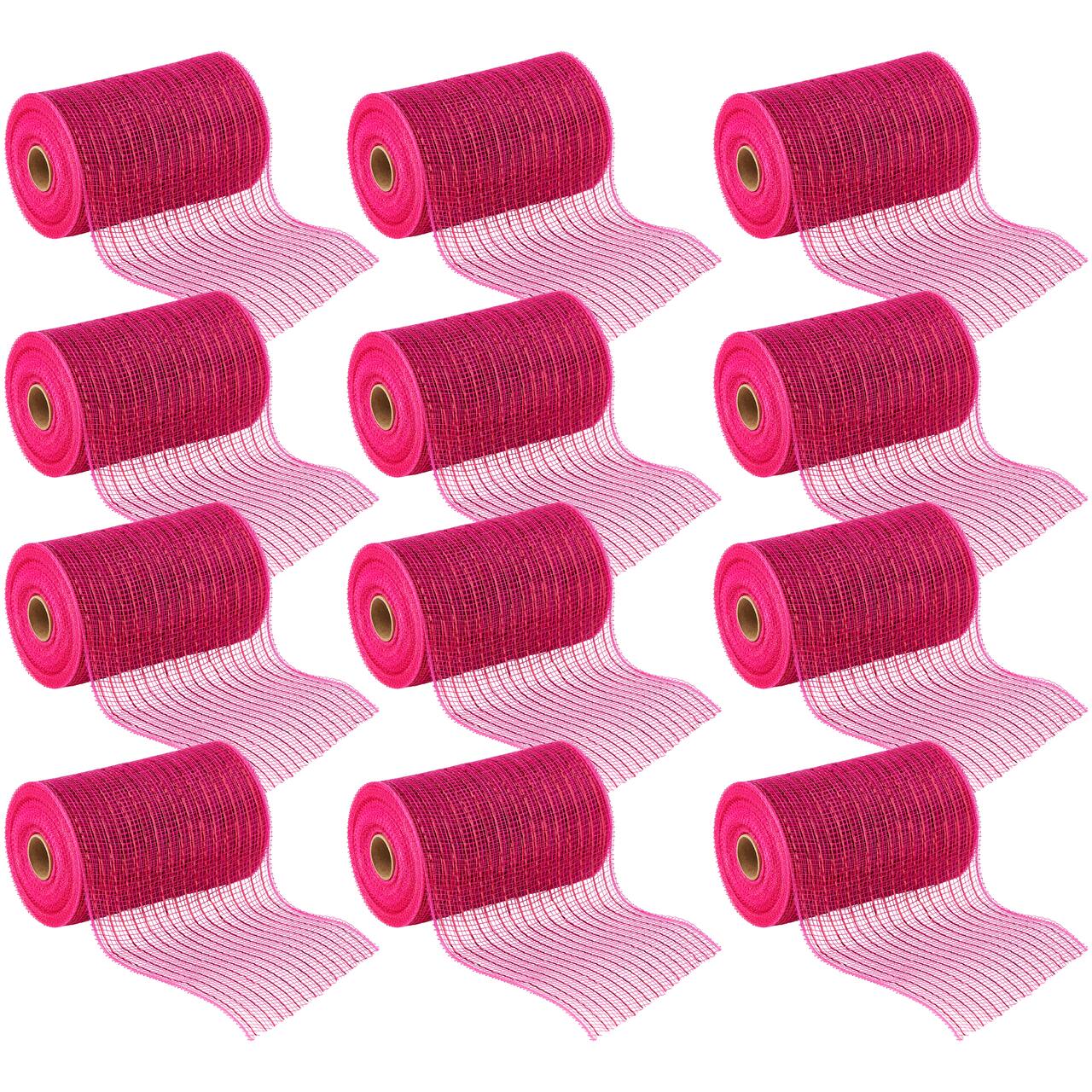 12 Pack: 5.5" x 45ft. Mesh Wide Ribbon by Celebrate It® Occasions™